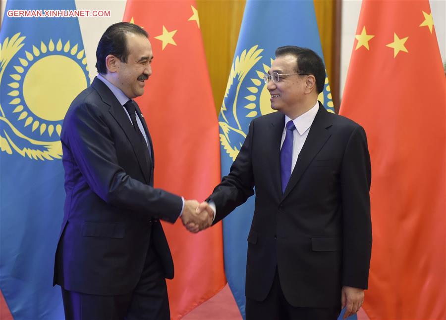 CHINA-BEIJING-LI KEQIANG-KAZAKHSTAN PM-TALKS(CN)