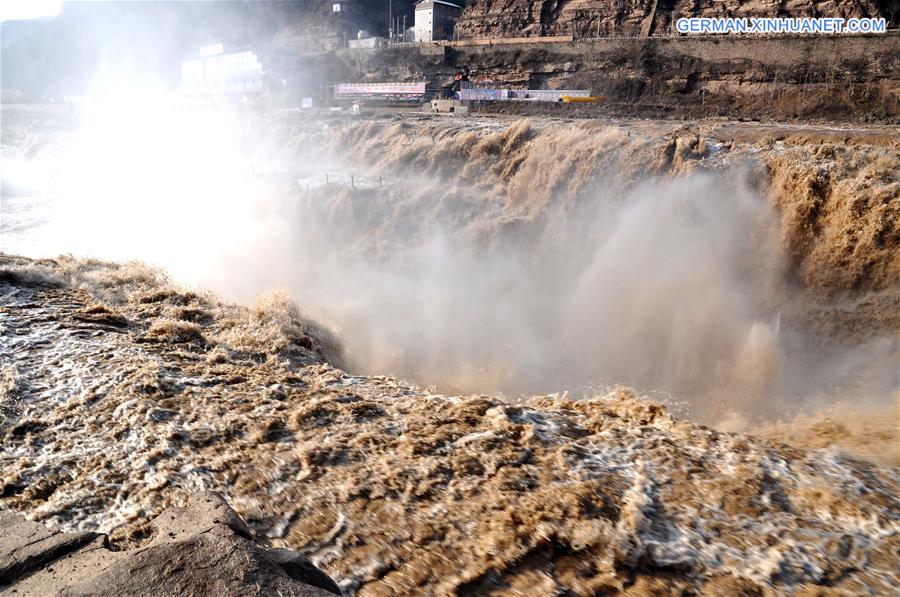 #CHINA-SHANXI-JIXIAN-HUKOU WATERFALL (CN)