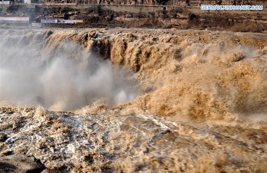 #CHINA-SHANXI-JIXIAN-HUKOU WATERFALL (CN)