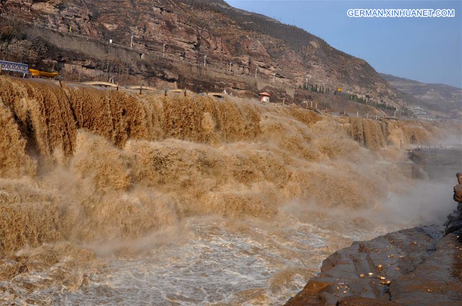 #CHINA-SHANXI-JIXIAN-HUKOU WATERFALL (CN)