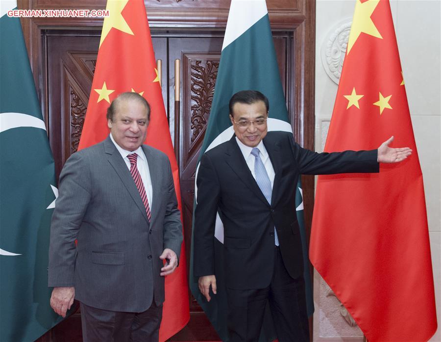 CHINA-ZHENGZHOU-LI KEQIANG-PAKISTANI PM-MEETING (CN) 