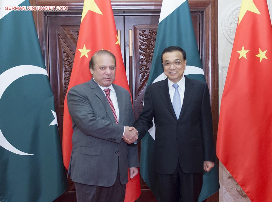 CHINA-ZHENGZHOU-LI KEQIANG-PAKISTANI PM-MEETING (CN) 