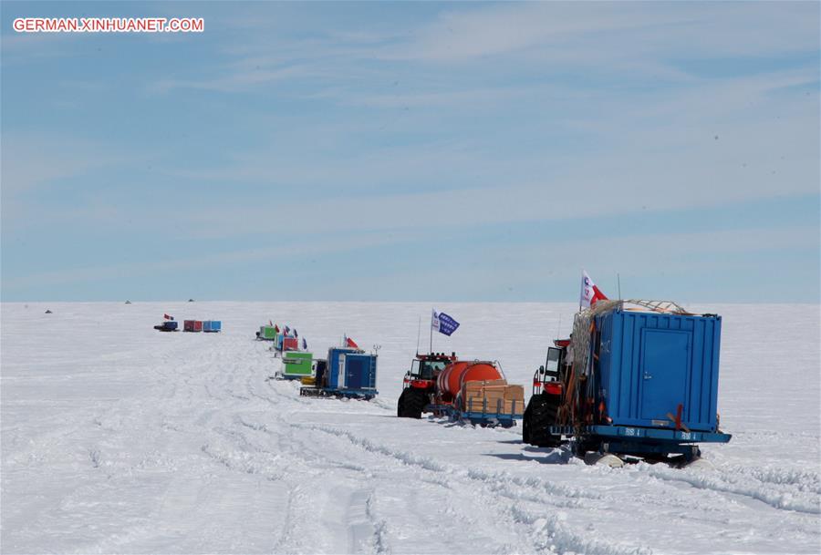 ANTARCTICA-CHINA-ZHONGSHAN STATION-32ND EXPEDITION-INLAND EXPEDITION