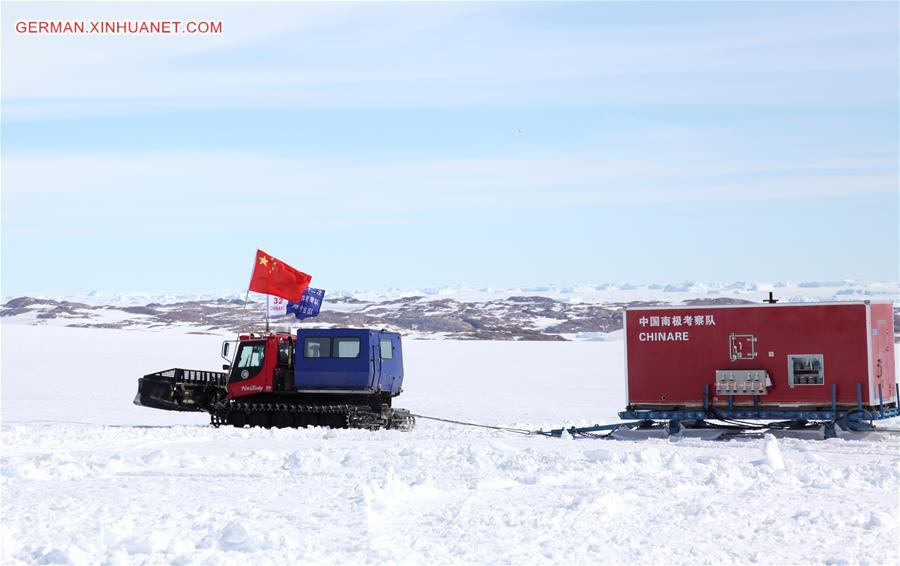 ANTARCTICA-CHINA-ZHONGSHAN STATION-32ND EXPEDITION-INLAND EXPEDITION