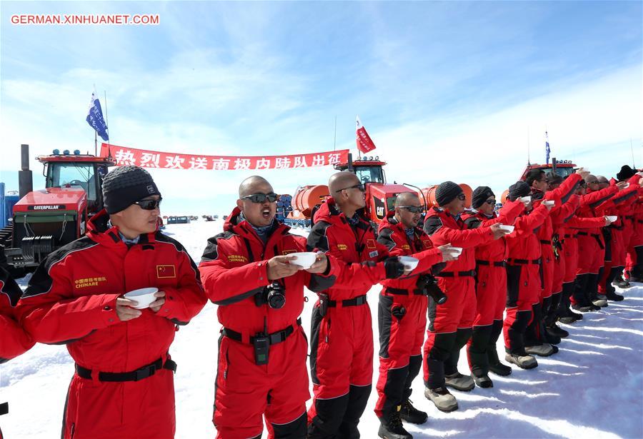 ANTARCTICA-CHINA-ZHONGSHAN STATION-32ND EXPEDITION-INLAND EXPEDITION