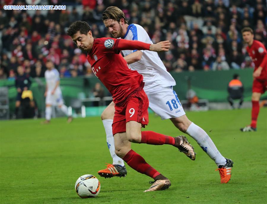 (SP)GERMANY-MUNICH-GERMAN CUP-BAYERN MUNICH VS DARMSTADT