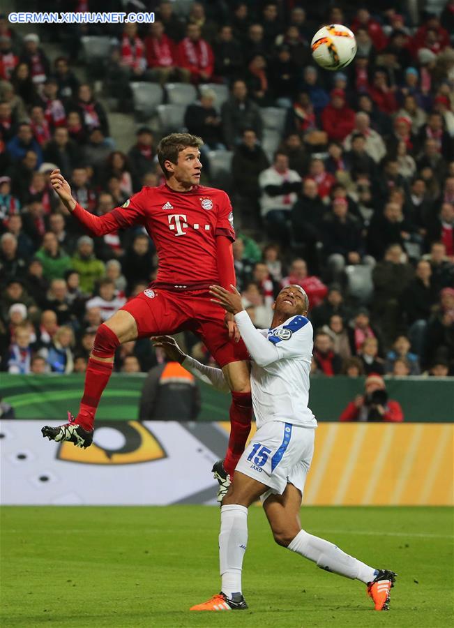 (SP)GERMANY-MUNICH-GERMAN CUP-BAYERN MUNICH VS DARMSTADT