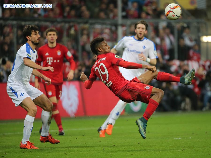 (SP)GERMANY-MUNICH-GERMAN CUP-BAYERN MUNICH VS DARMSTADT