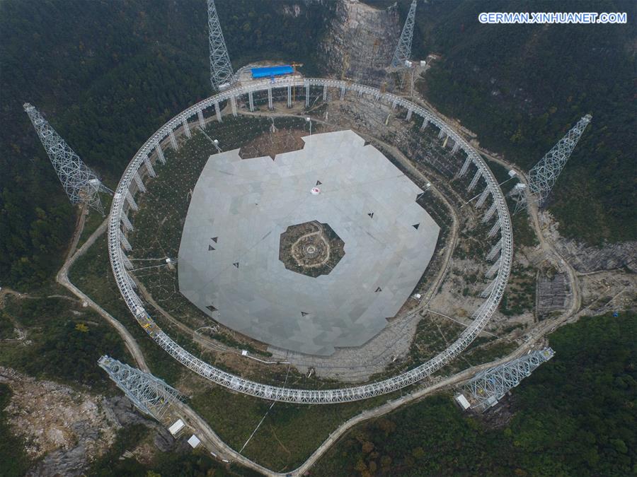 CHINA-GUIZHOU-RADIO TELESCOPE FAST-REFLECTOR INSTALLATION (CN) 