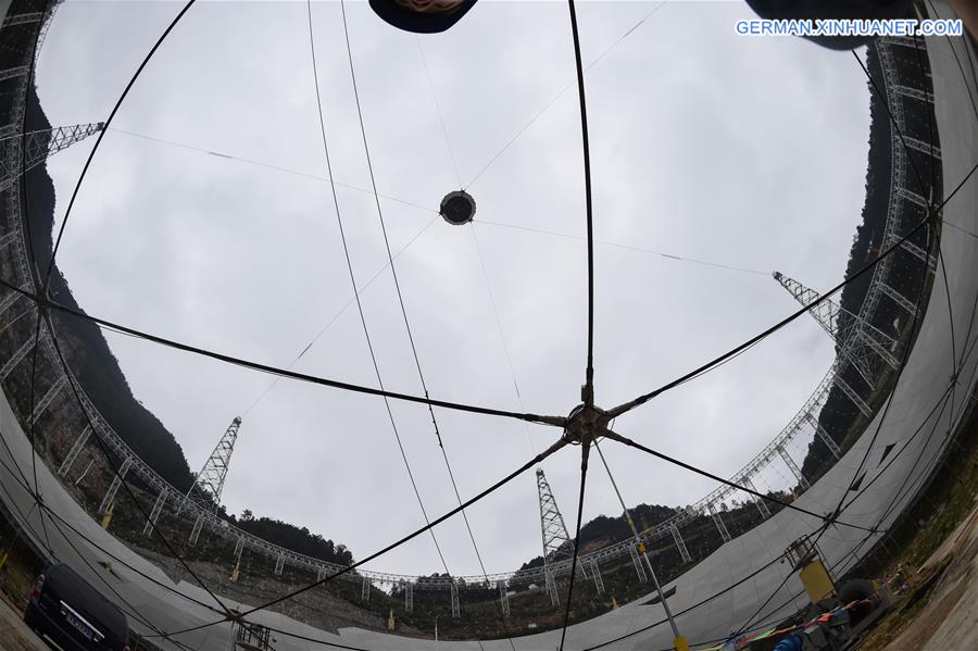 CHINA-GUIZHOU-RADIO TELESCOPE FAST-REFLECTOR INSTALLATION (CN) 