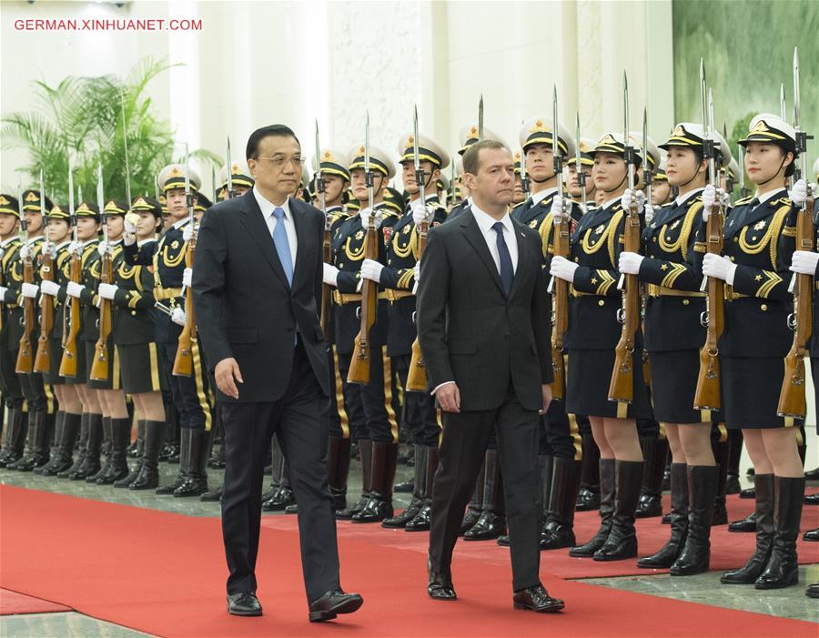 CHINA-BEIJING-RUSSIA-PM-REGULAR MEETING (CN)