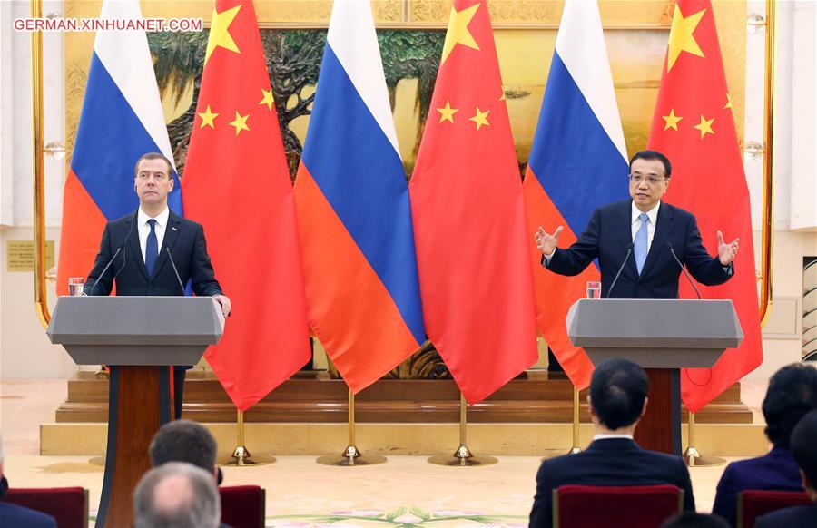 CHINA-BEIJING-RUSSIA-PM-REGULAR MEETING (CN)