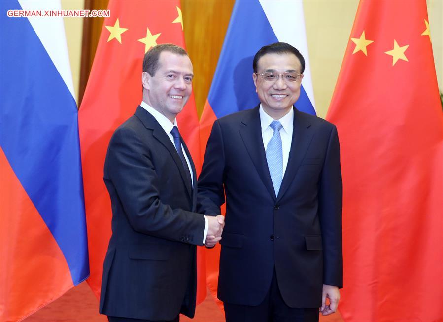 CHINA-BEIJING-RUSSIA-PM-REGULAR MEETING (CN)