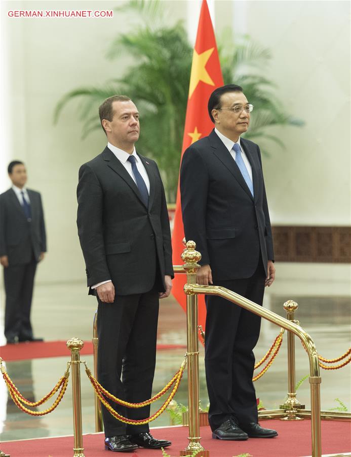 CHINA-BEIJING-RUSSIA-PM-REGULAR MEETING (CN)