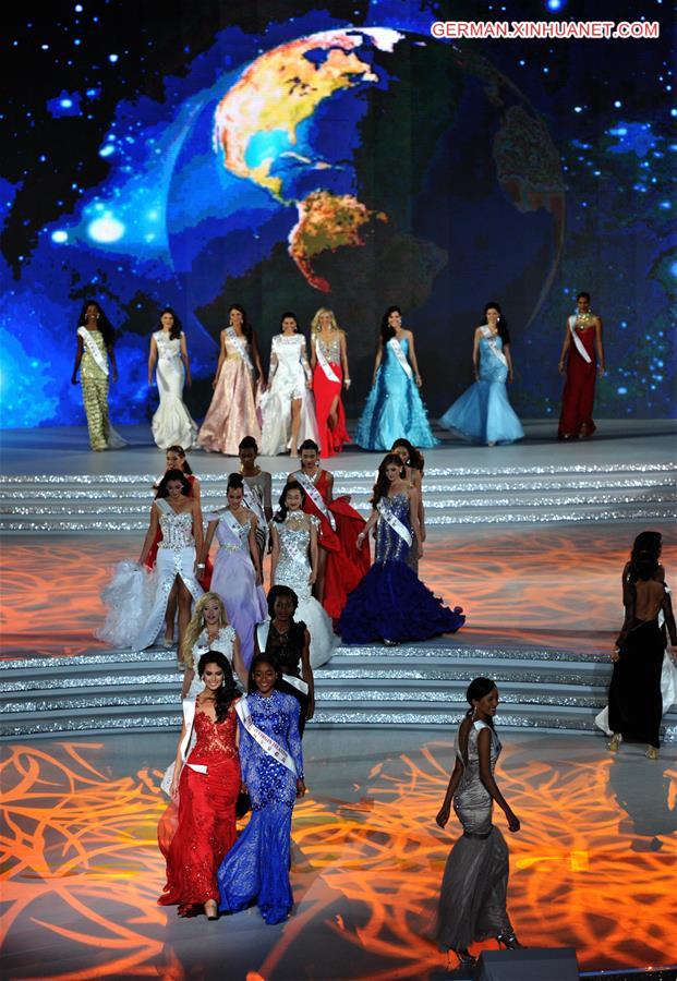 **CHINA-HAINAN-MISS WORLD-FINAL (CN)