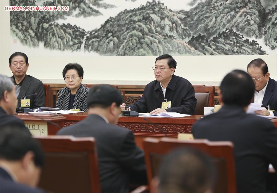 CHINA-BEIJING-ZHANG DEJIANG-NPC-MEETING(CN)