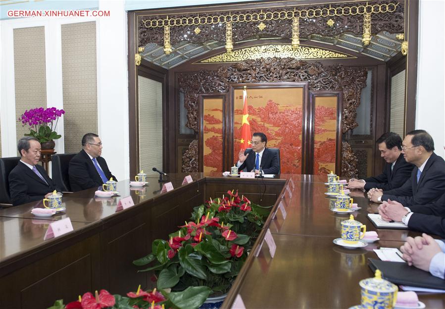 CHINA-BEIJING-LI KEQIANG-MACAU-MEETING (CN)