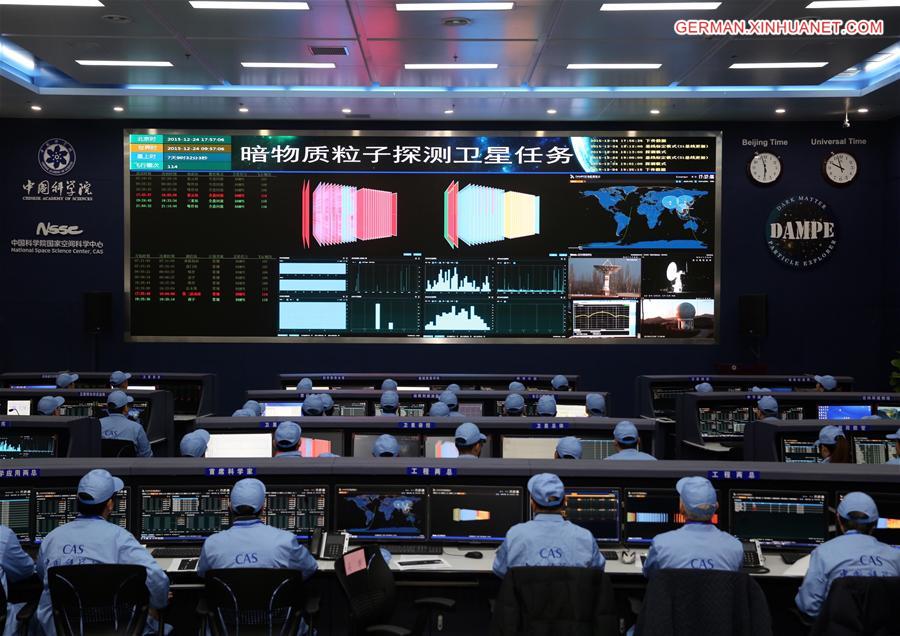 CHINA-BEIJING-SATELLITE WUKONG-RECEIVING FIRST DATA(CN)