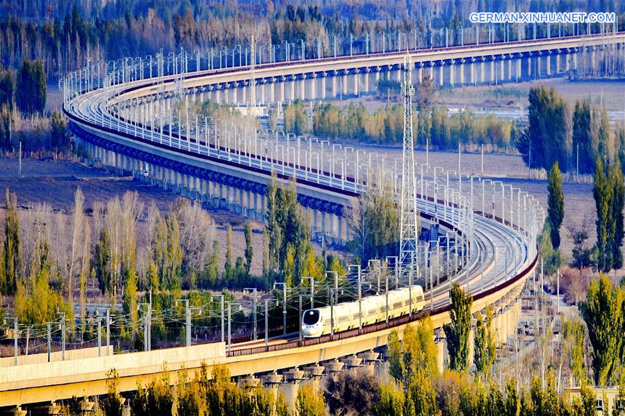 #CHINA-HAMI-HIGH SPEED RAILWAY-ANNIVERSARY(CN)