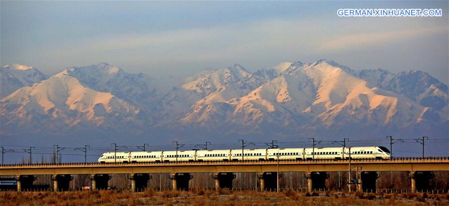 #CHINA-HAMI-HIGH SPEED RAILWAY-ANNIVERSARY(CN)