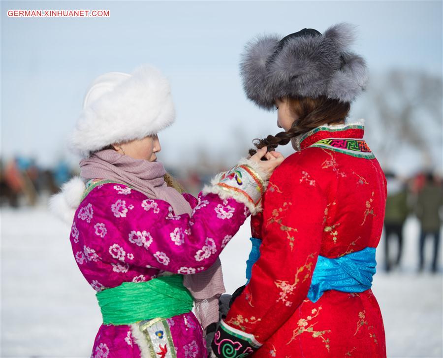 CHINA-INNER MONGOLIA-HERDSMAN-WINTER-FESTIVAL (CN)