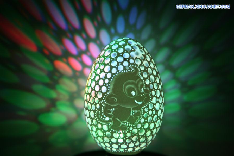#CHINA-SHANXI-LINFEN-EGG CARVING(CN) 