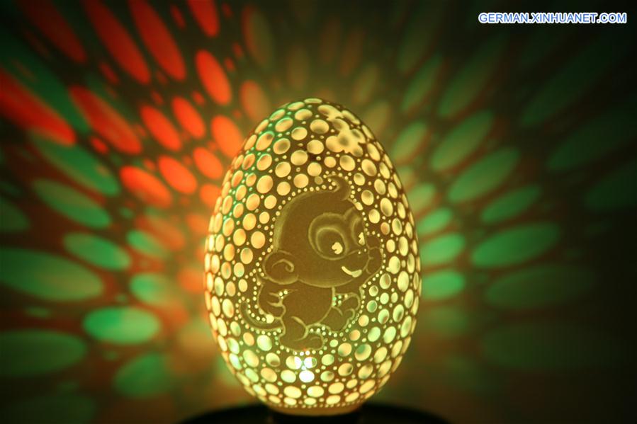 #CHINA-SHANXI-LINFEN-EGG CARVING(CN) 