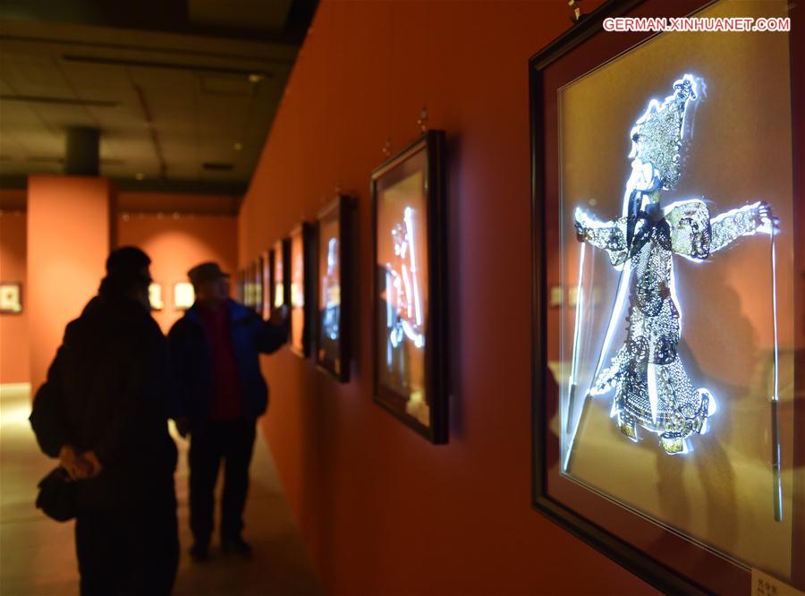 CHINA-BEIJING-SHADOW PUPPET-EXHIBITION(CN)