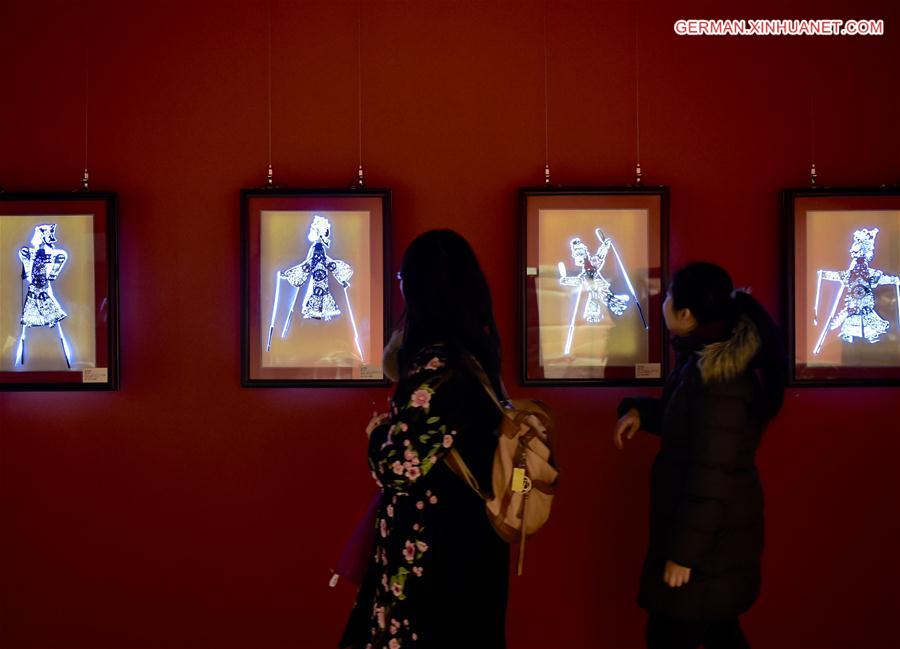 CHINA-BEIJING-SHADOW PUPPET-EXHIBITION(CN)
