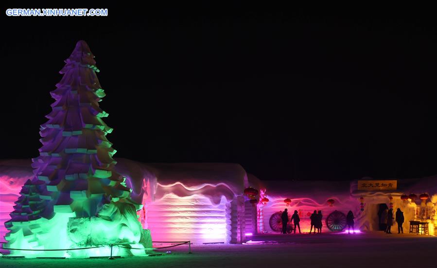 CHINA-HARBIN-SNOW EXPO-NIGHT VIEW (CN)