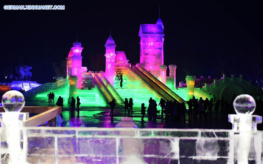 CHINA-HARBIN-SNOW EXPO-NIGHT VIEW (CN)