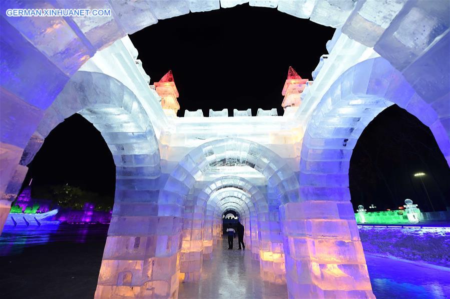 CHINA-HARBIN-SNOW EXPO-NIGHT VIEW (CN)