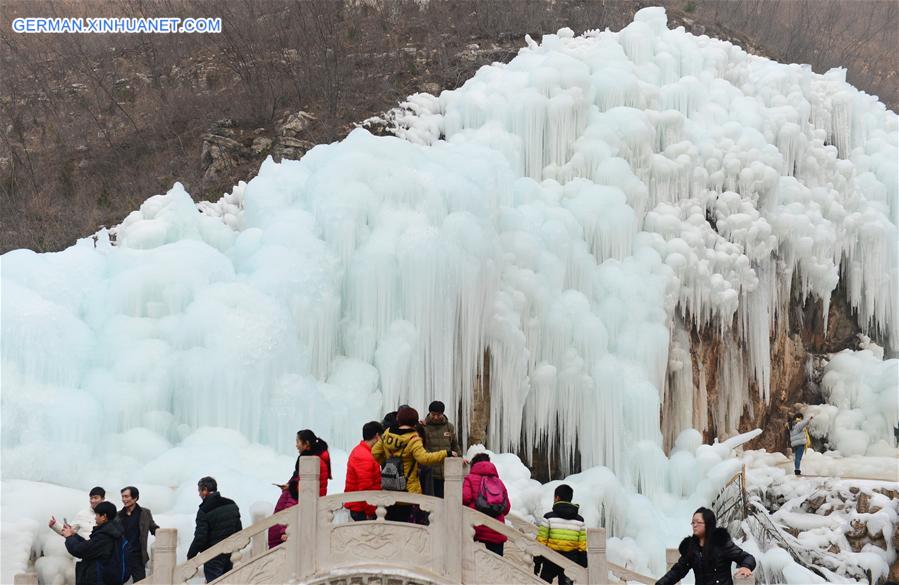 CHINA-HEBEI-FROZEN WATERFALL (CN)