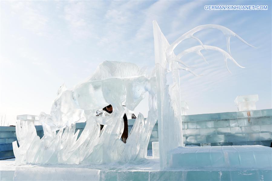 CHINA-HARBIN-ICE SCULPTURE-CONTEST (CN)