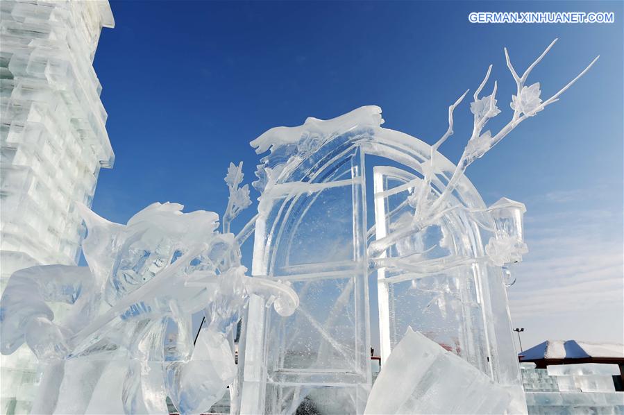 CHINA-HARBIN-ICE SCULPTURE-CONTEST (CN)