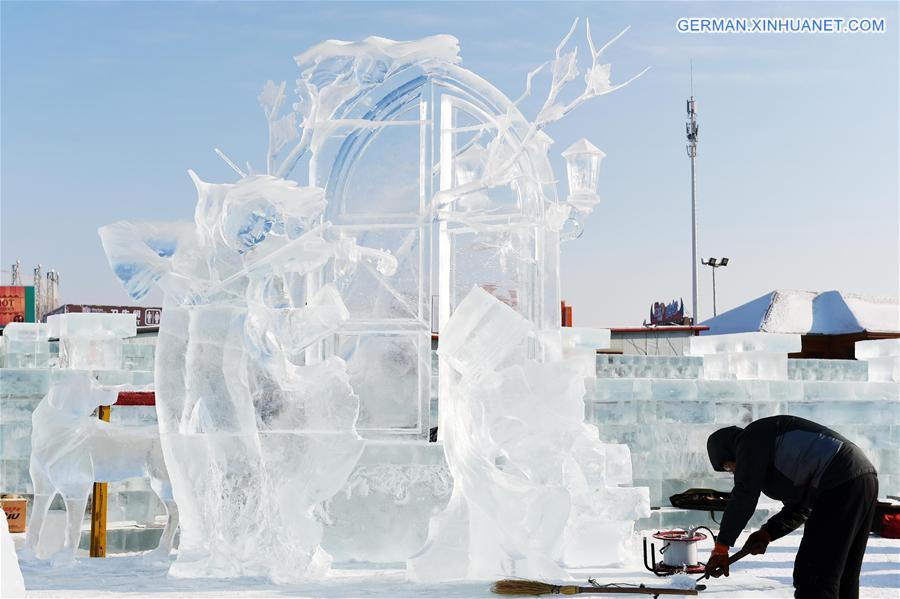 CHINA-HARBIN-ICE SCULPTURE-CONTEST (CN)