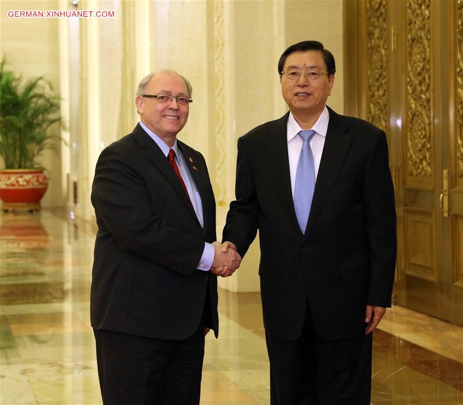 CHINA-BEIJING-ZHANG DEJIANG-CANADA-TALKS (CN)