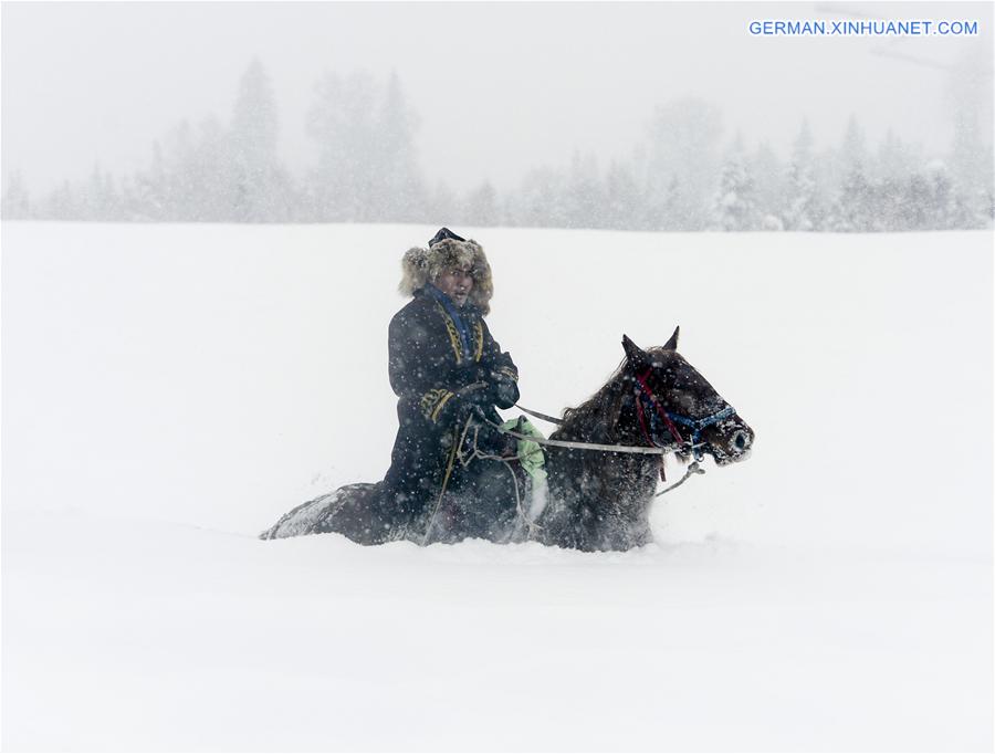 CHINA-XINJIANG-KANAS-SNOW (CN)