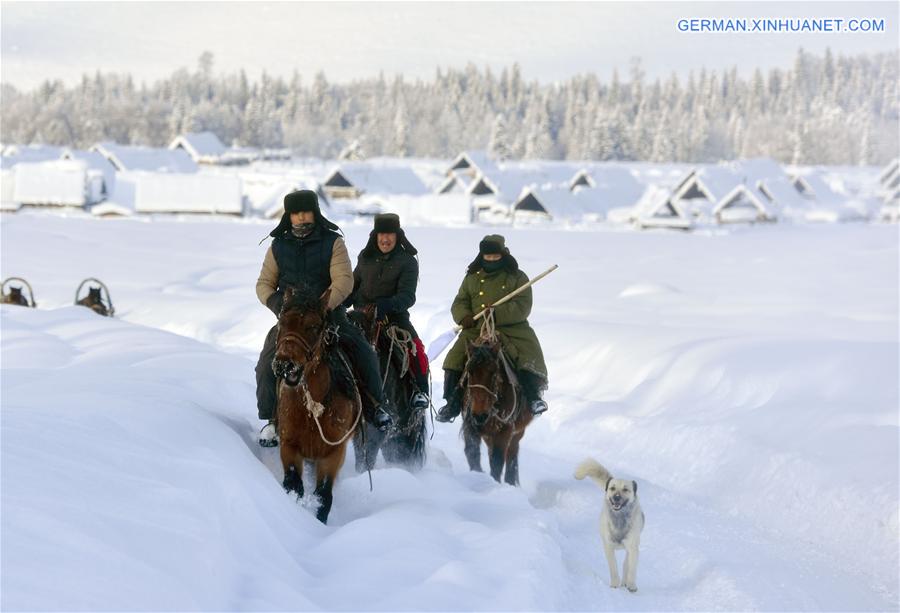 CHINA-XINJIANG-KANAS-SNOW (CN)