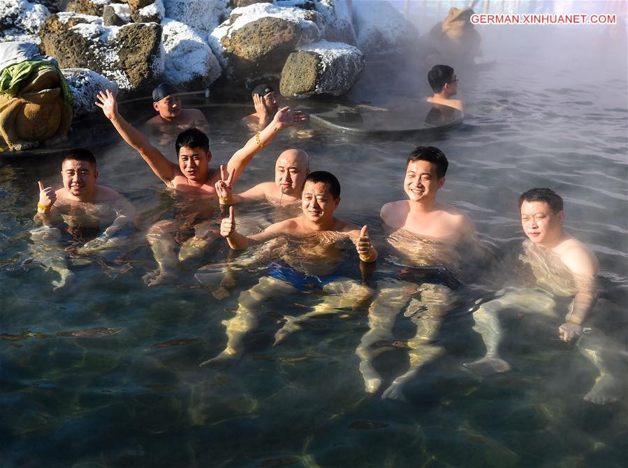 CHINA-JILIN-WINTER-HOT SPRING (CN)