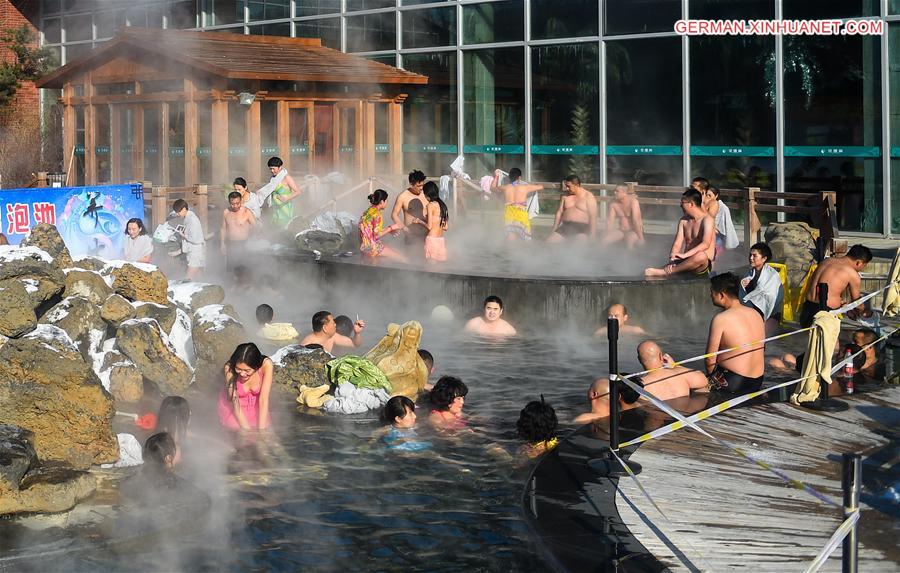 CHINA-JILIN-WINTER-HOT SPRING (CN)