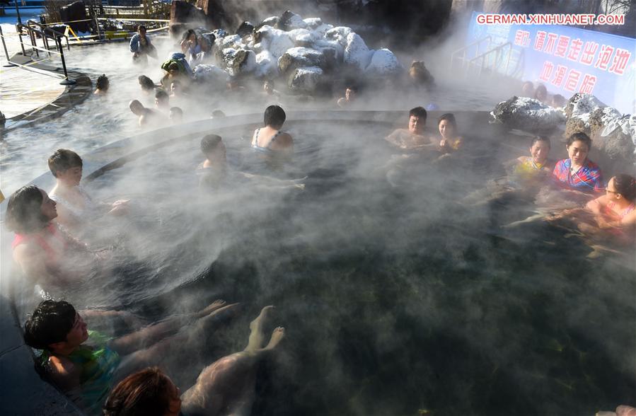 CHINA-JILIN-WINTER-HOT SPRING (CN)