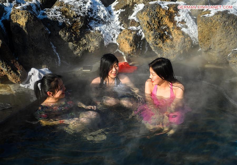 CHINA-JILIN-WINTER-HOT SPRING (CN)