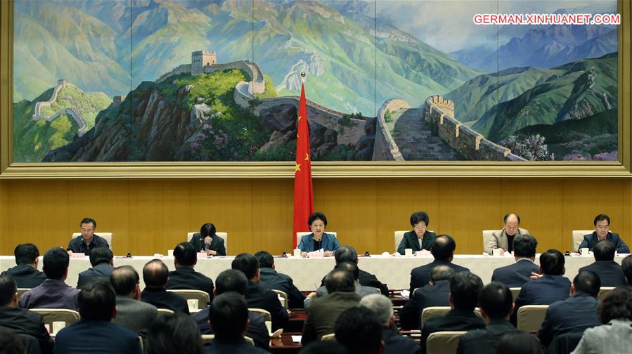 CHINA-BEIJING-LIU YANDONG-FAMILY PLANNING-TELECONFERENCE (CN)