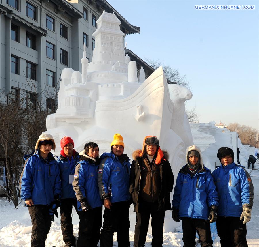 CHINA-HARBIN-SNOW SCULPTURE-CONTEST (CN)