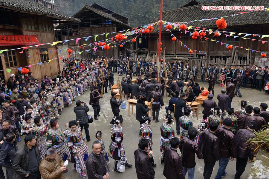 CHINA-GUIZHOU-DONG ETHNIC-NEW YEAR (CN)