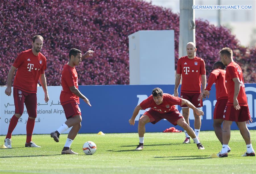 (SP)QATAR-DOHA-SOCCER-BAYERN MUNICH-TRAINING