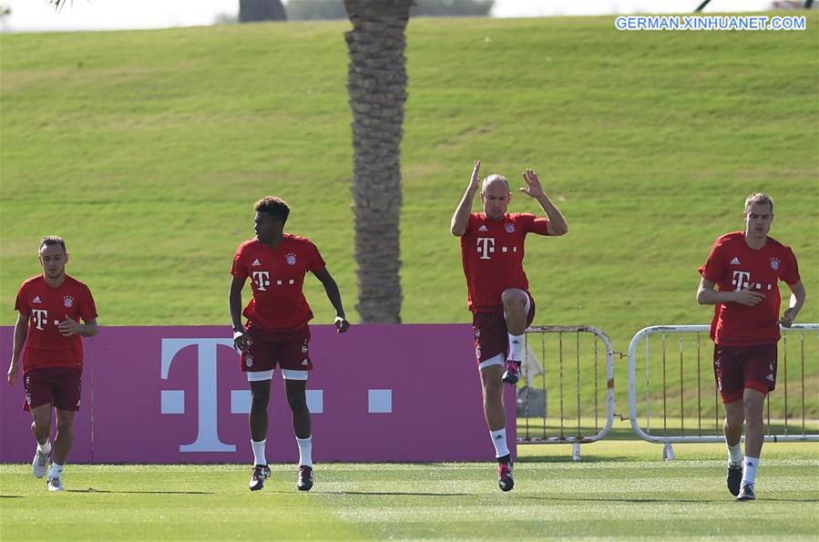 (SP)QATAR-DOHA-SOCCER-BAYERN MUNICH-TRAINING