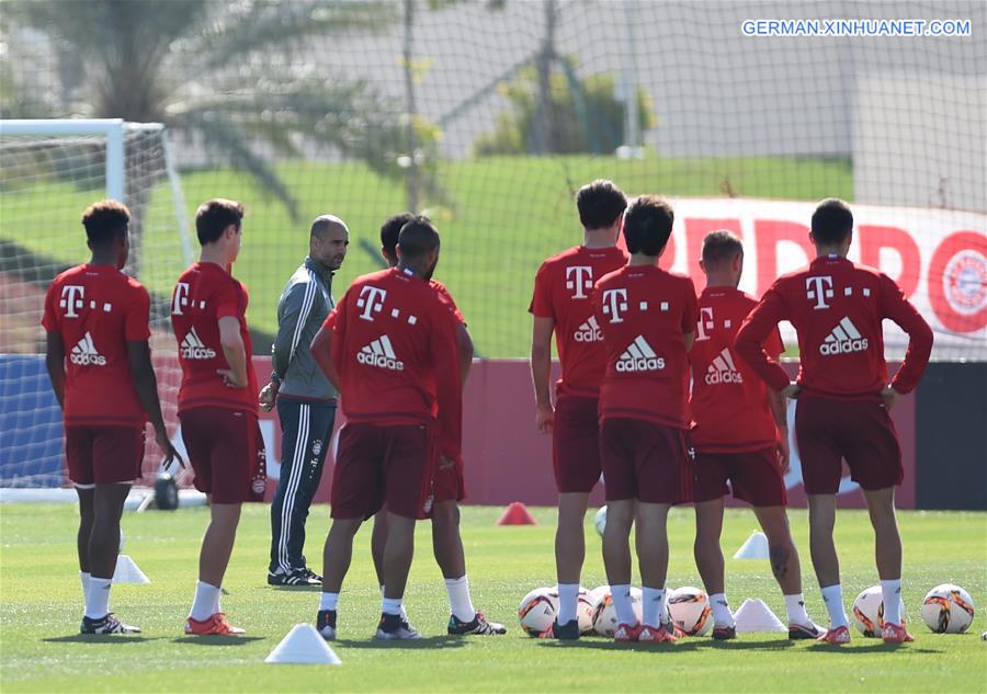 (SP)QATAR-DOHA-SOCCER-BAYERN MUNICH-TRAINING