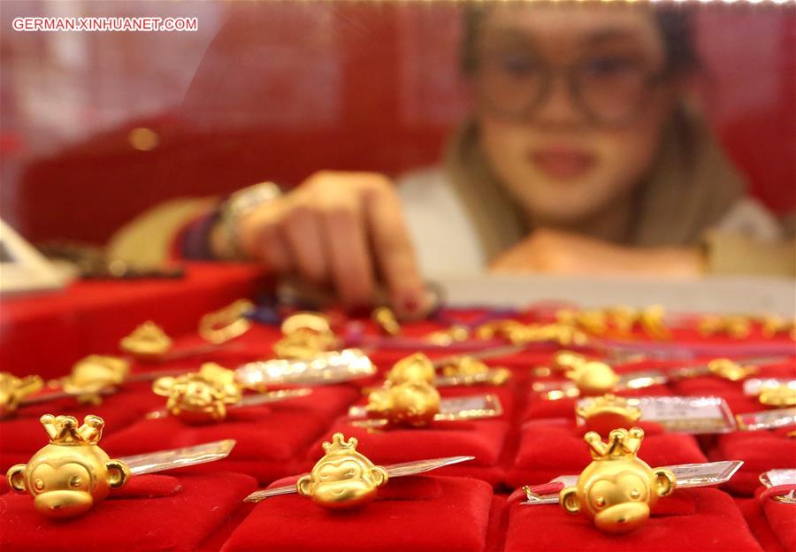 #CHINA-SHANDONG-GOLD MONKEY JEWELRY (CN)